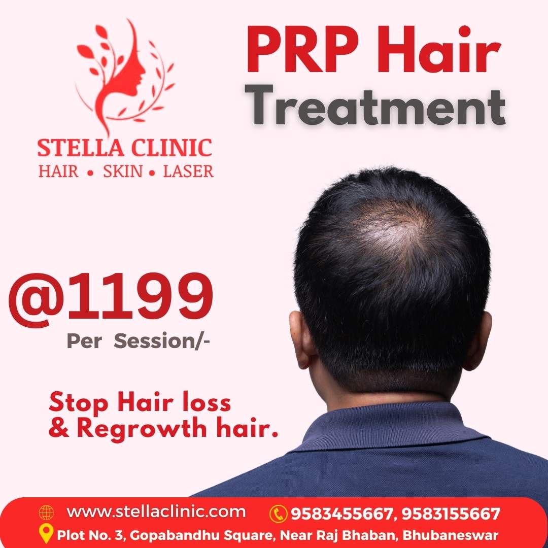 PRP Hair Treatment at Stella Hair and Skin Clinic, Bhubaneswar